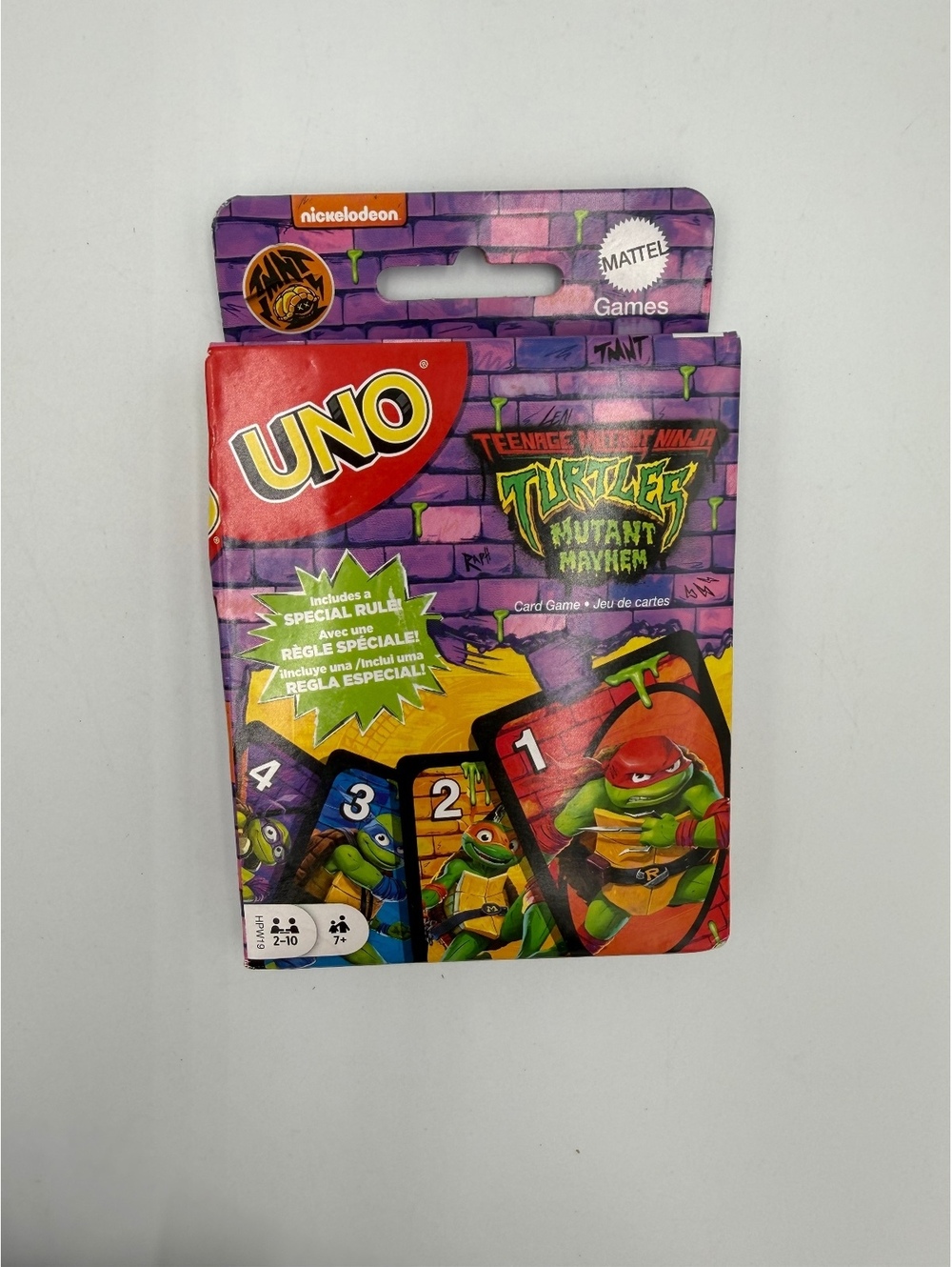 New UNO Teenage Mutant Ninja Turtles Mutant Mayhem Card Game